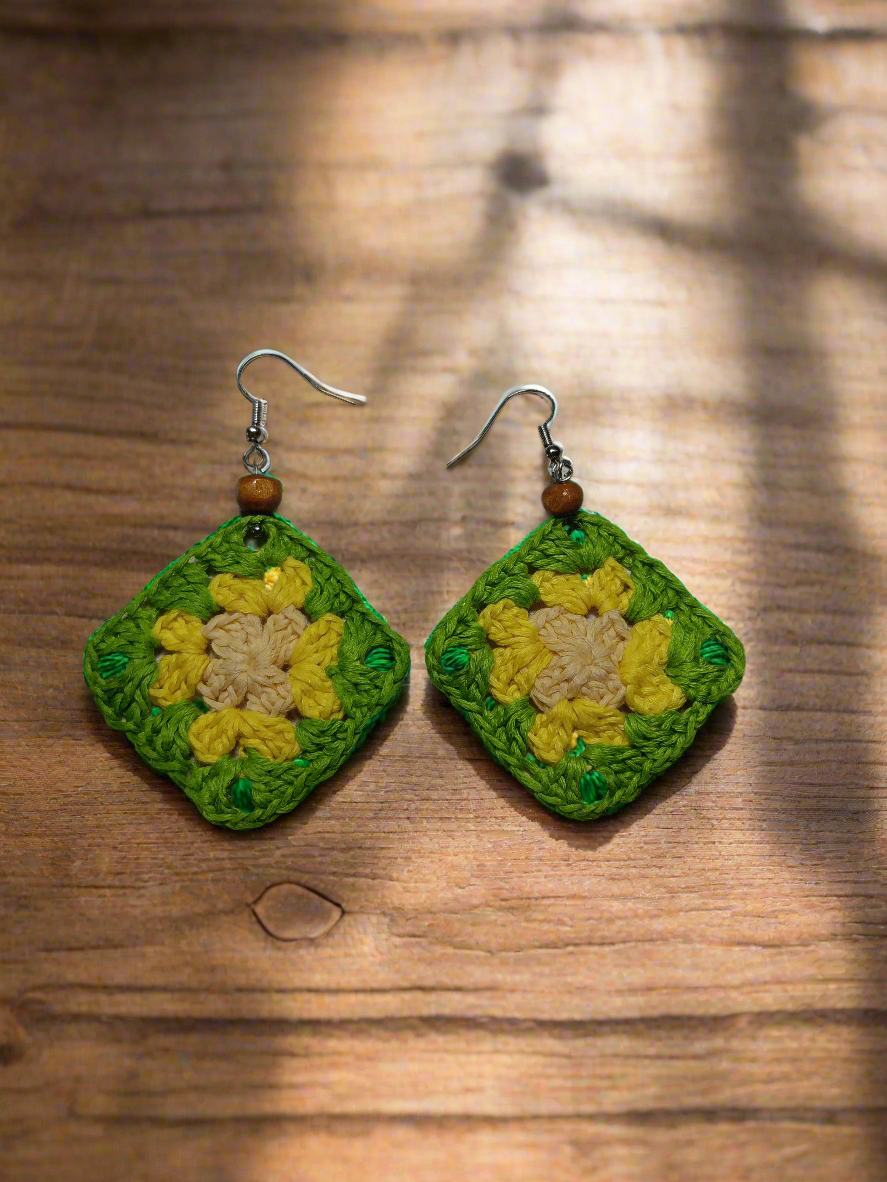 Colección Aretes Granny's Square