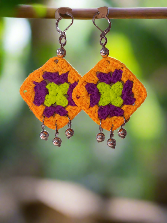 Colección Aretes Granny's Square
