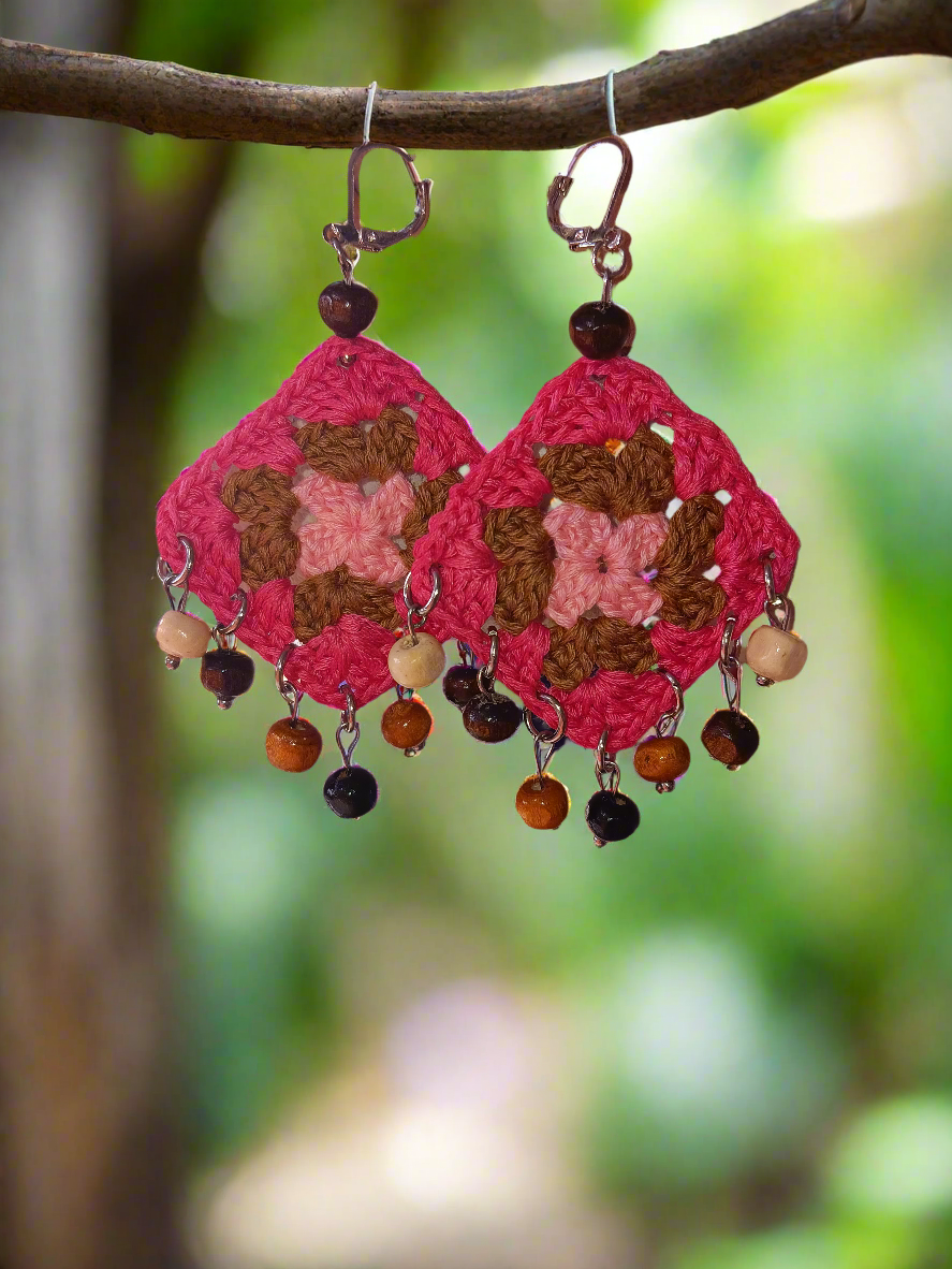 Colección Aretes Granny's Square
