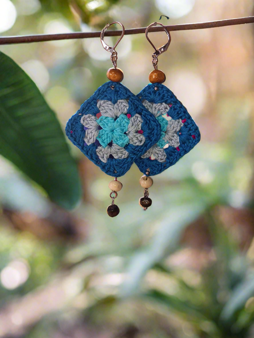 Colección Aretes Granny's Square