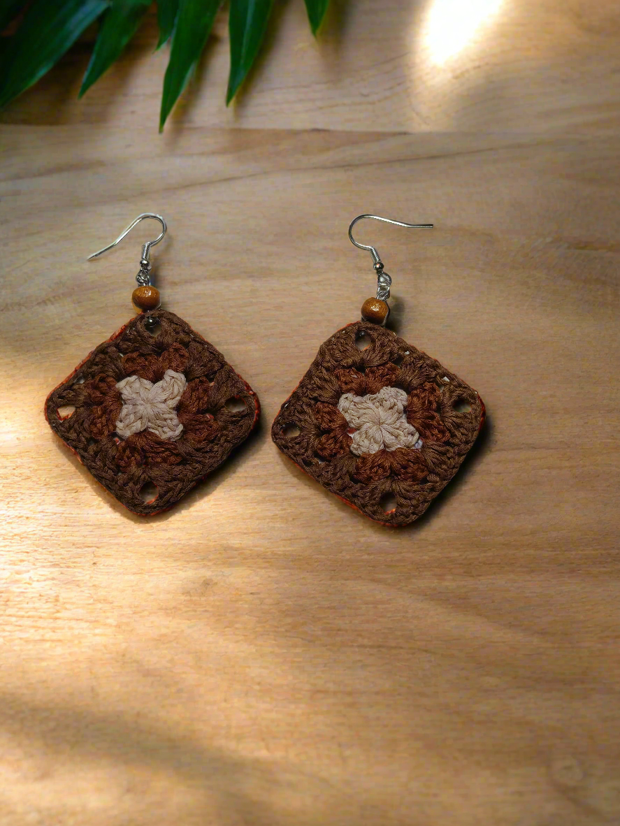 Colección Aretes Granny's Square