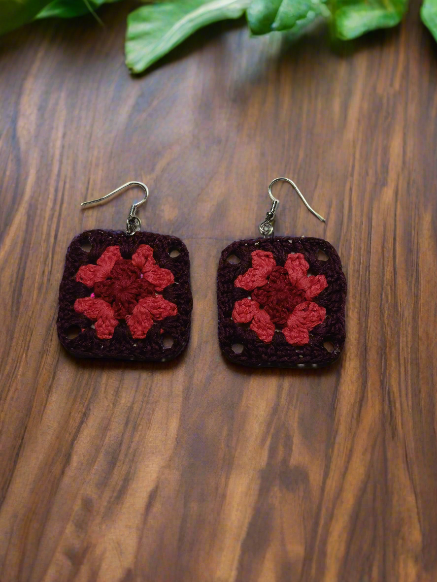 Colección Aretes Granny's Square