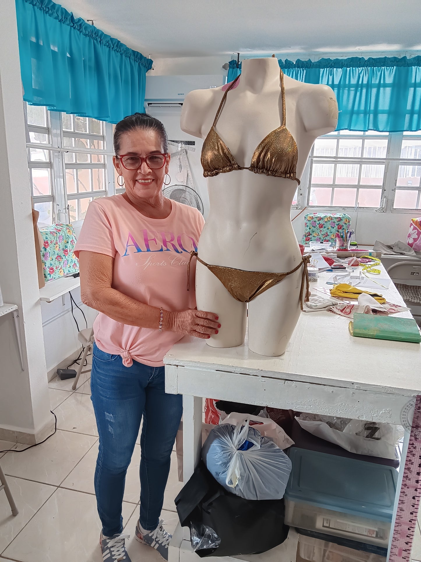 Taller traje de baño