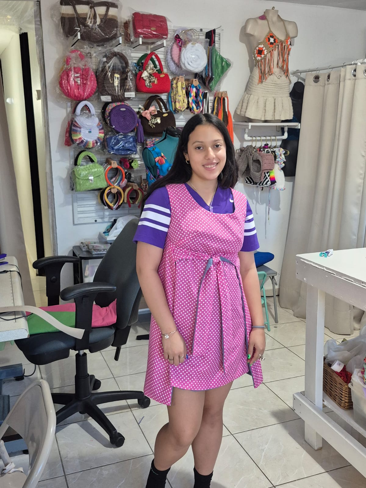 Taller vestido reversible Tabita
