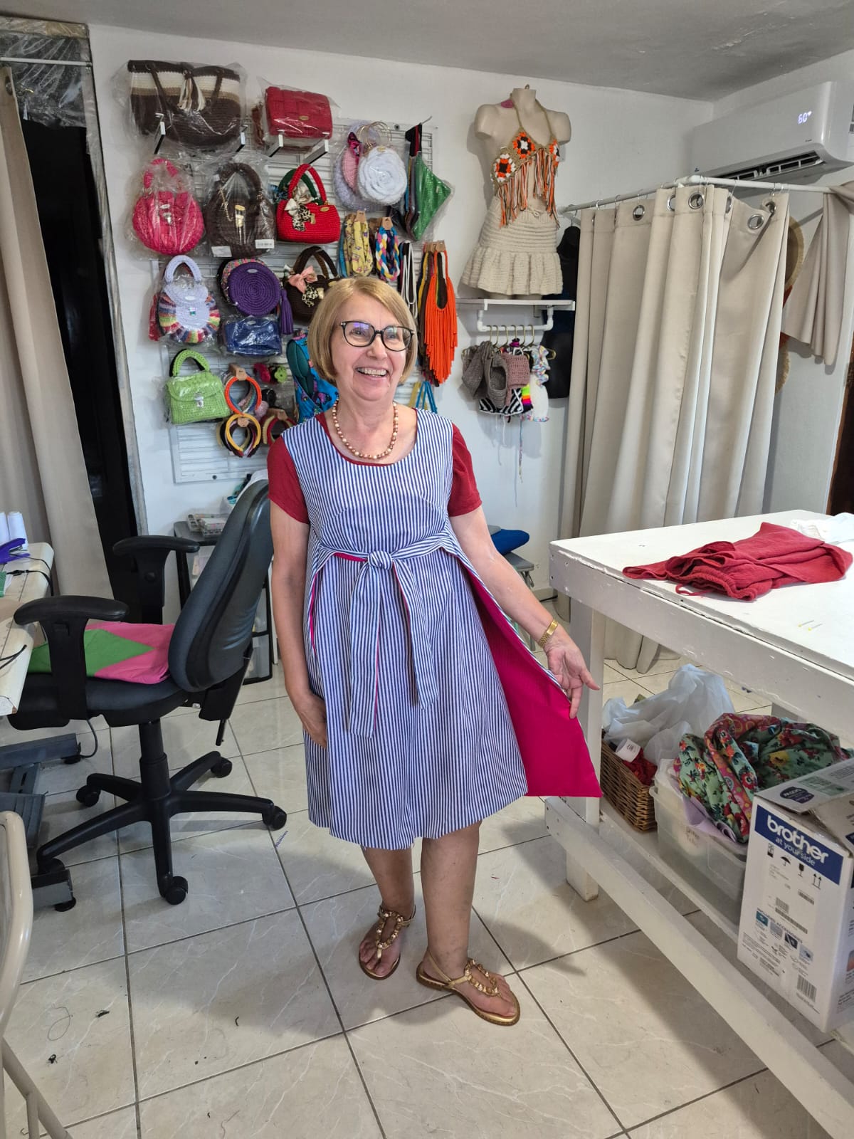 Taller vestido reversible Tabita