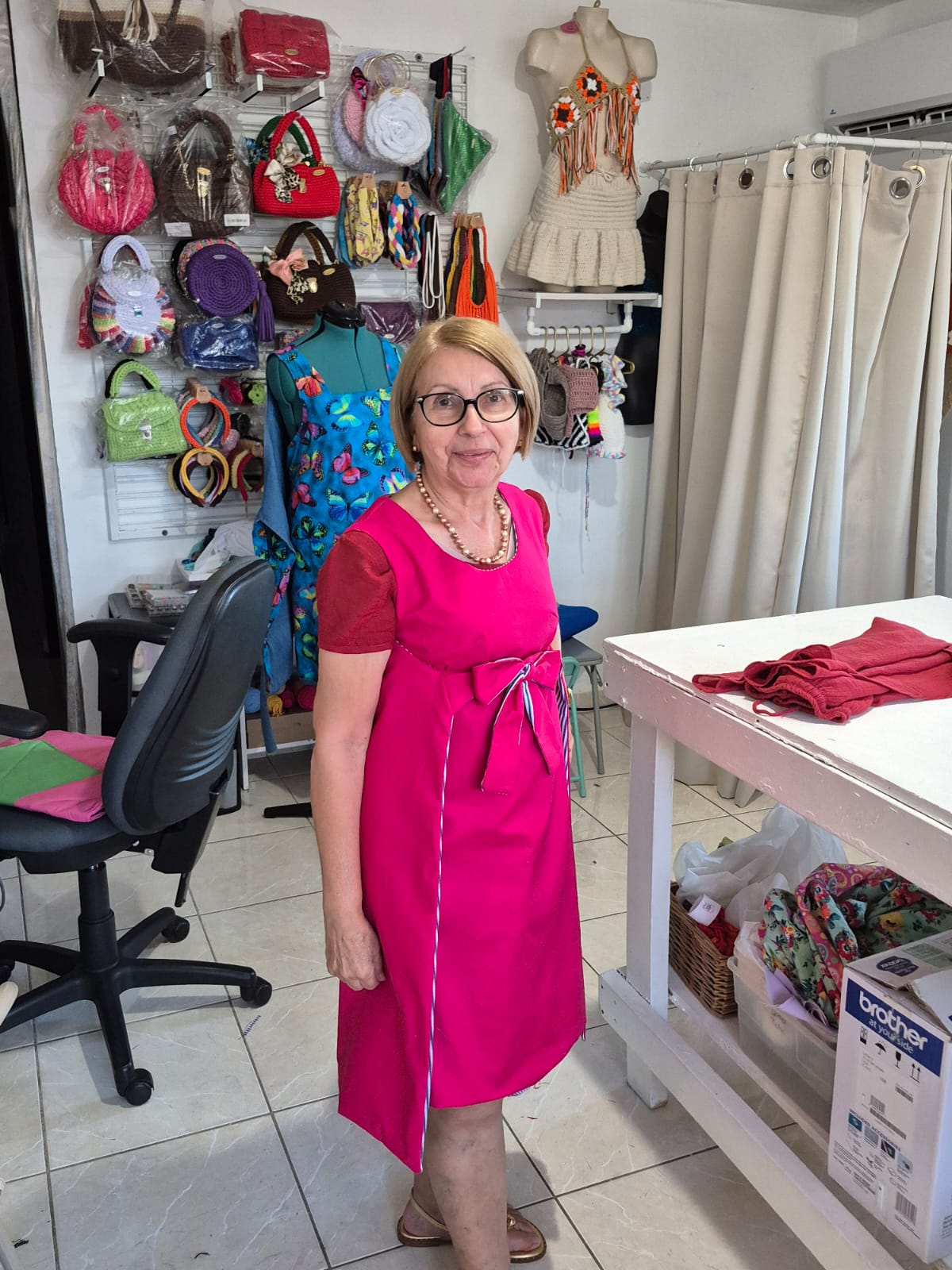 Taller vestido reversible Tabita