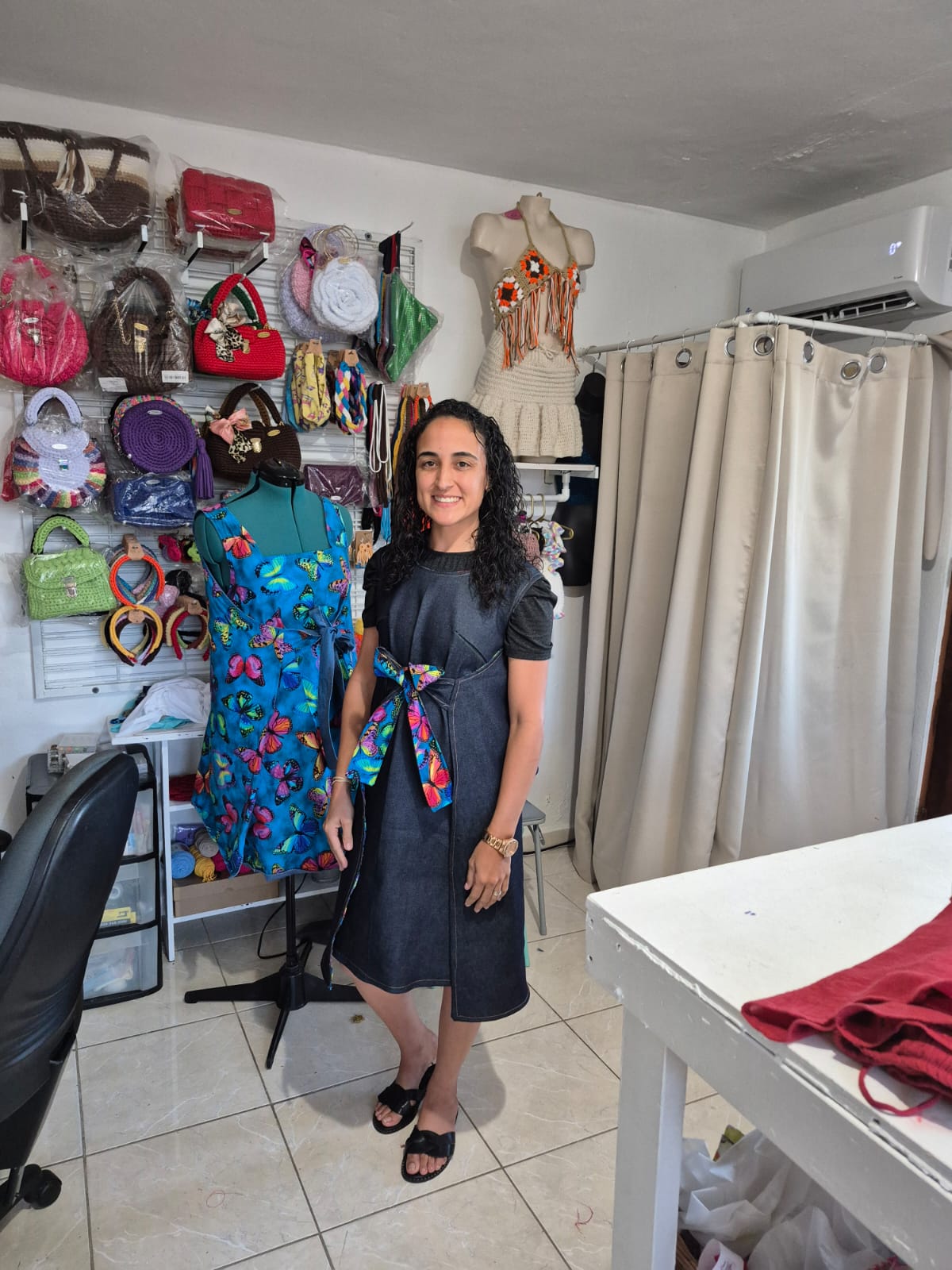 Taller vestido reversible Tabita