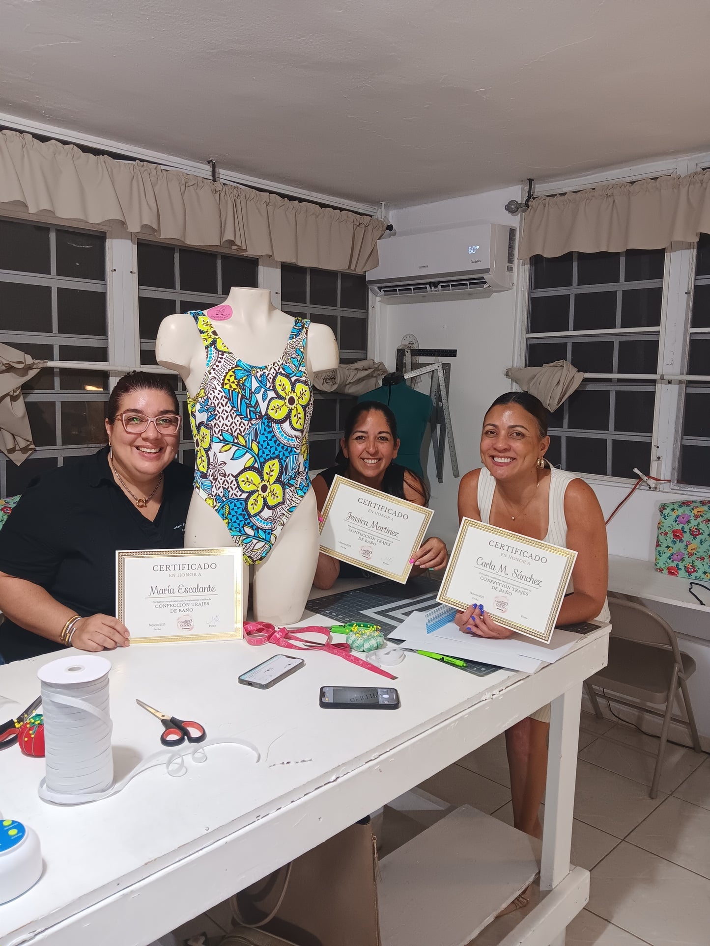 Taller traje de baño