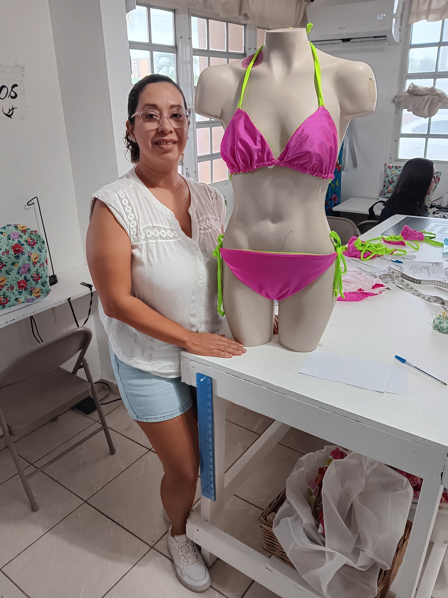 Taller traje de baño