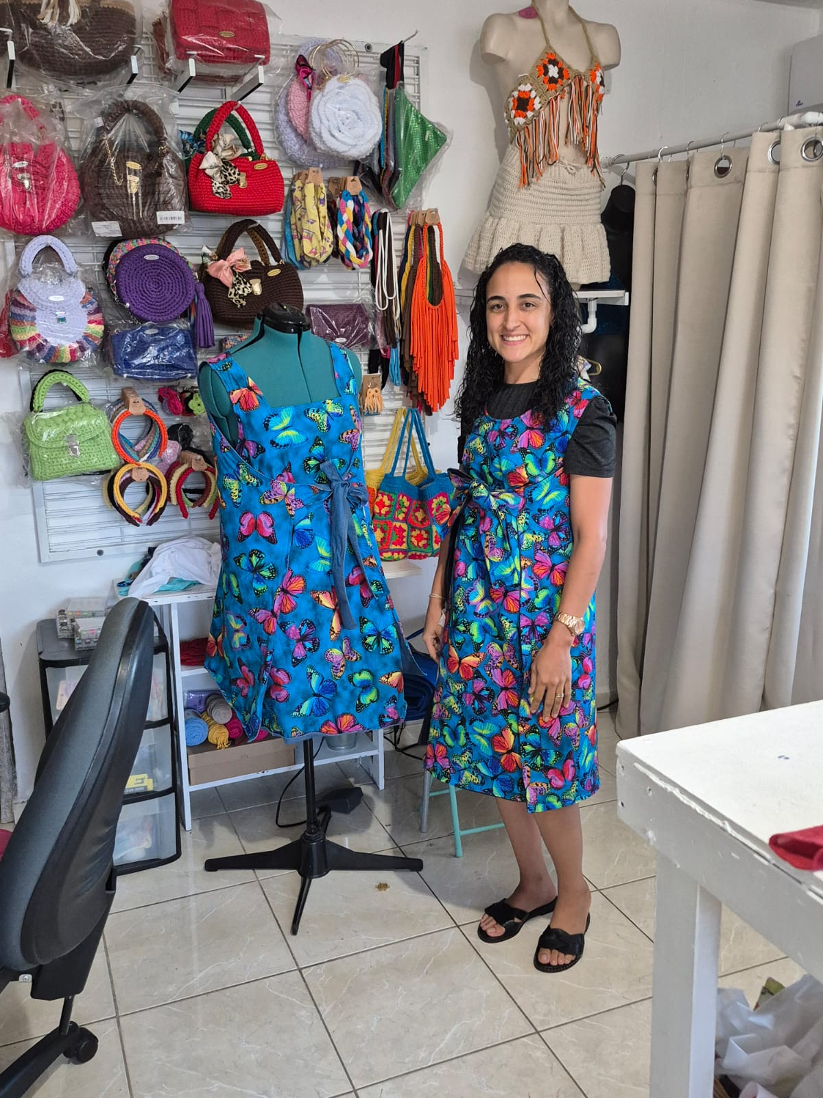 Taller vestido reversible Tabita